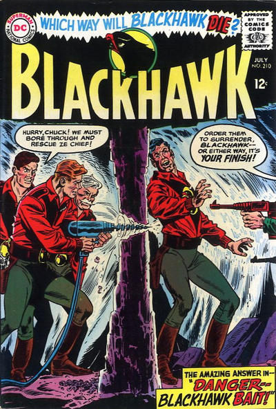 Cover for Blackhawk (DC, 1957 series) #210