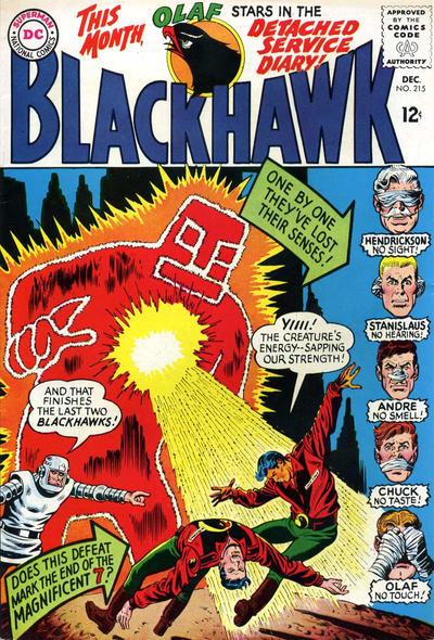 Cover for Blackhawk (DC, 1957 series) #215