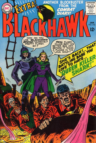 Cover for Blackhawk (DC, 1957 series) #216