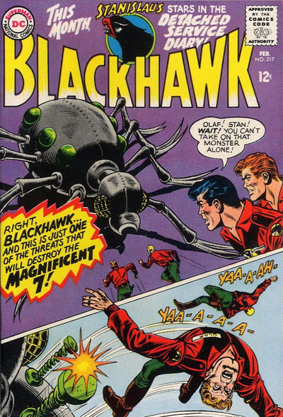 Cover for Blackhawk (DC, 1957 series) #217