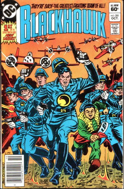 Cover for Blackhawk (DC, 1957 series) #251 [Newsstand]