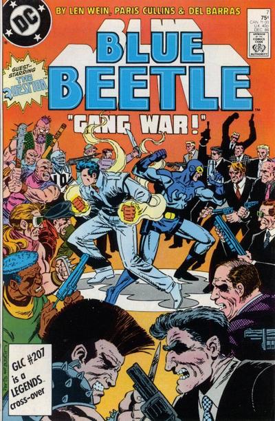 Cover for Blue Beetle (DC, 1986 series) #7 [Direct]
