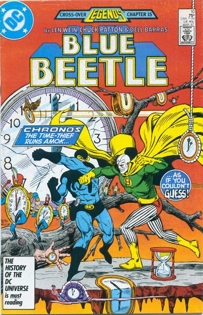 Cover for Blue Beetle (DC, 1986 series) #10 [Direct]