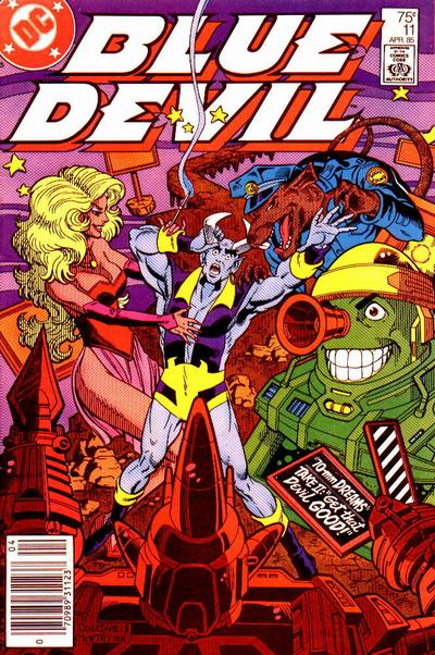 Cover for Blue Devil (DC, 1984 series) #11 [Newsstand]