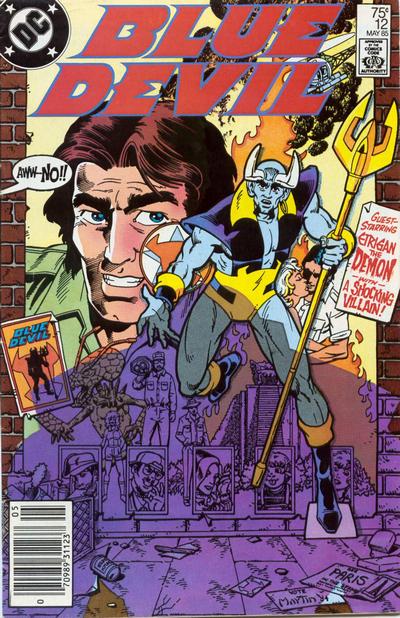 Cover for Blue Devil (DC, 1984 series) #12 [Newsstand]