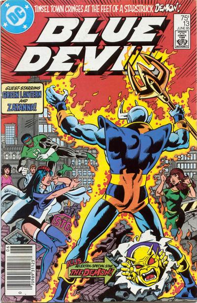 Cover for Blue Devil (DC, 1984 series) #13 [Newsstand]