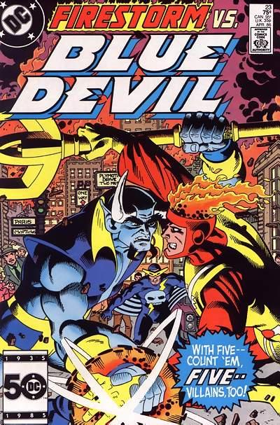 Cover for Blue Devil (DC, 1984 series) #23 [Direct]
