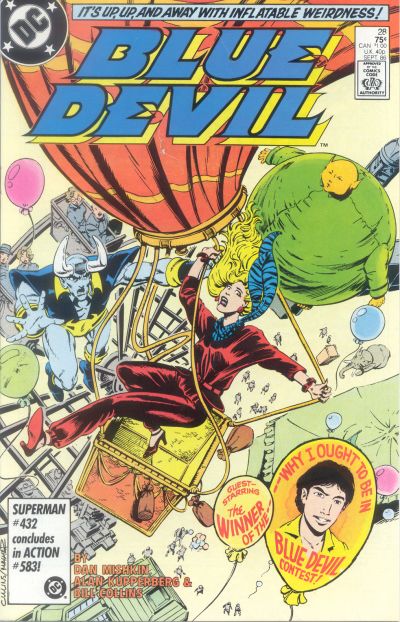 Cover for Blue Devil (DC, 1984 series) #28 [Direct]