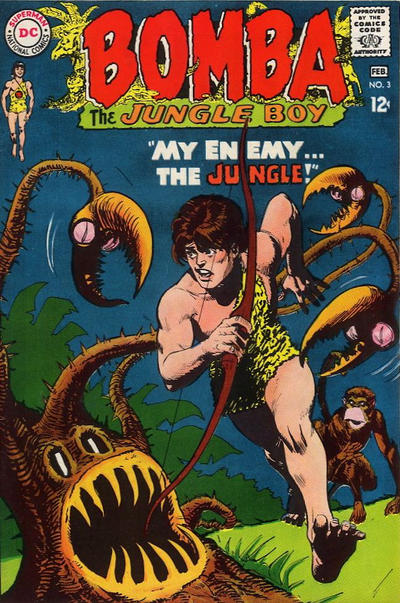 Cover for Bomba the Jungle Boy (DC, 1967 series) #3