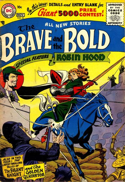 Cover for The Brave and the Bold (DC, 1955 series) #8