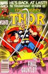 Cover for Thor (Marvel, 1966 series) #457 [Newsstand]