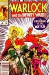 Cover for Warlock and the Infinity Watch (Marvel, 1992 series) #2 [Newsstand]
