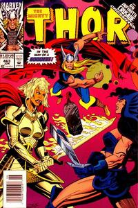 Cover for Thor (Marvel, 1966 series) #463 [Newsstand]