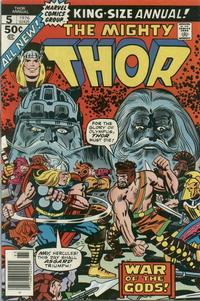 Cover Thumbnail for Thor Annual (Marvel, 1966 series) #5