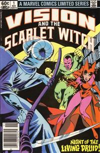 Cover Thumbnail for The Vision and the Scarlet Witch (Marvel, 1982 series) #1 [Newsstand]