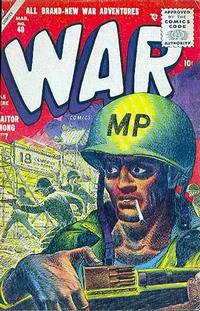 Cover Thumbnail for War Comics (Marvel, 1950 series) #40