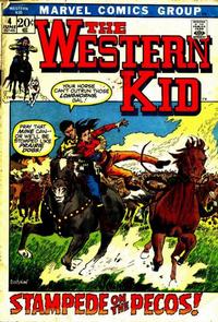 Cover Thumbnail for The Western Kid (Marvel, 1971 series) #4