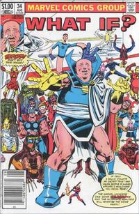 Cover for What If? (Marvel, 1977 series) #34 [Newsstand]