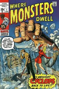Cover Thumbnail for Where Monsters Dwell (Marvel, 1970 series) #1