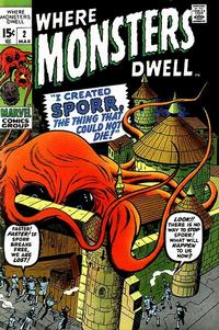 Cover Thumbnail for Where Monsters Dwell (Marvel, 1970 series) #2