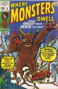 Cover Thumbnail for Where Monsters Dwell (Marvel, 1970 series) #6 [Regular Edition]
