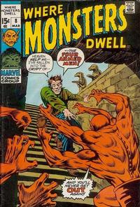 Cover Thumbnail for Where Monsters Dwell (Marvel, 1970 series) #8