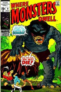 Cover Thumbnail for Where Monsters Dwell (Marvel, 1970 series) #9