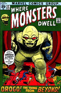 Cover Thumbnail for Where Monsters Dwell (Marvel, 1970 series) #12