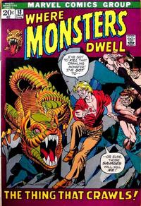 Cover Thumbnail for Where Monsters Dwell (Marvel, 1970 series) #13
