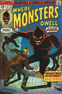 Cover for Where Monsters Dwell (Marvel, 1970 series) #31