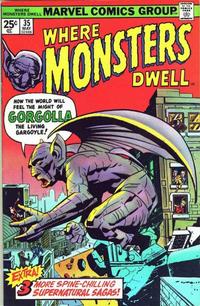Cover for Where Monsters Dwell (Marvel, 1970 series) #35