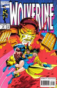 Cover for Wolverine (Marvel, 1988 series) #74 [Direct Edition]