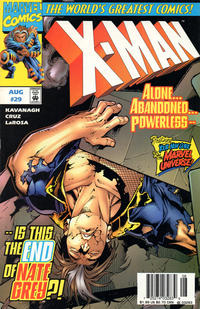 Cover for X-Man (Marvel, 1995 series) #29 [Newsstand]