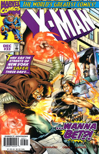 Cover for X-Man (Marvel, 1995 series) #33 [Direct Edition]