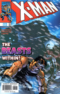Cover for X-Man (Marvel, 1995 series) #39 [Direct Edition]