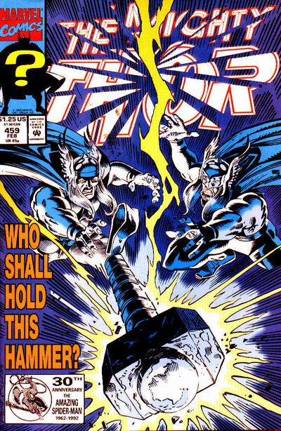 Cover for Thor (Marvel, 1966 series) #459 [Direct]