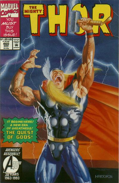 Cover for Thor (Marvel, 1966 series) #460 [Direct]