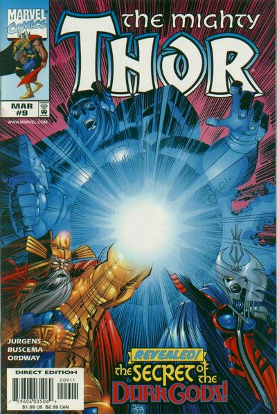 Cover for Thor (Marvel, 1998 series) #9