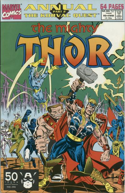 Cover for Thor Annual (Marvel, 1966 series) #16 [Direct]