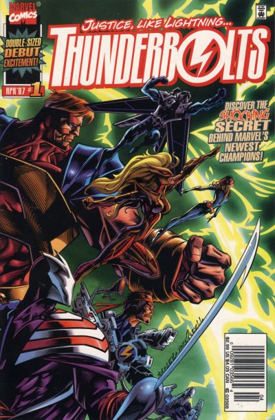 Cover for Thunderbolts (Marvel, 1997 series) #1 [Newsstand]