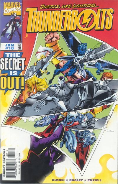 Cover for Thunderbolts (Marvel, 1997 series) #10