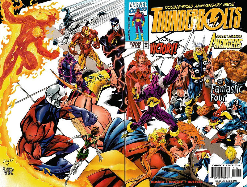 Cover for Thunderbolts (Marvel, 1997 series) #12