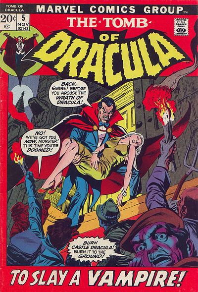 Cover for Tomb of Dracula (Marvel, 1972 series) #5