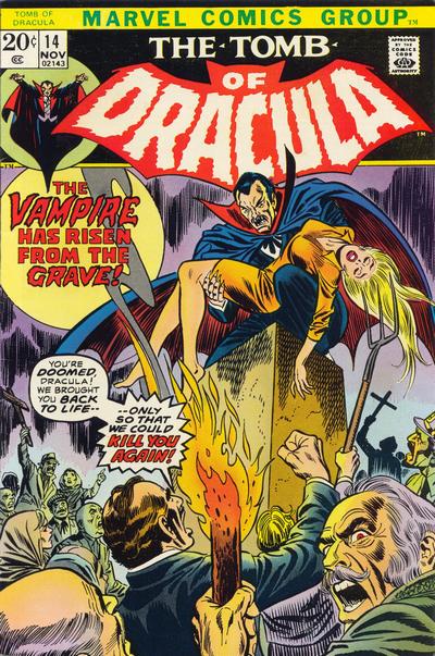 Cover for Tomb of Dracula (Marvel, 1972 series) #14 [Regular Edition]