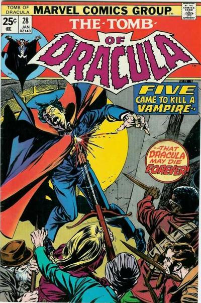 Cover for Tomb of Dracula (Marvel, 1972 series) #28