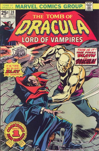 Cover for Tomb of Dracula (Marvel, 1972 series) #39