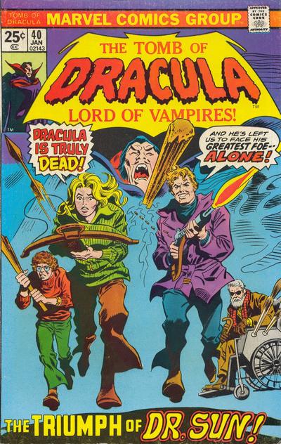Cover for Tomb of Dracula (Marvel, 1972 series) #40