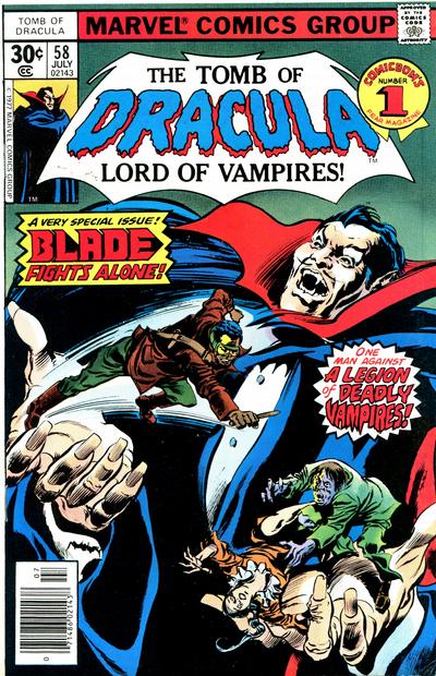 Cover for Tomb of Dracula (Marvel, 1972 series) #58 [30¢]