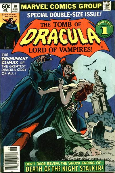 Cover for Tomb of Dracula (Marvel, 1972 series) #70 [Newsstand]