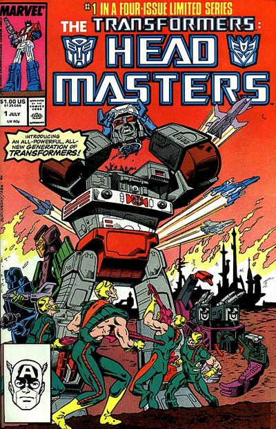 Cover for The Transformers: Headmasters (Marvel, 1987 series) #1 [Direct]